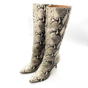 Steve Madden Snakeskin Embossed Knee High Boot